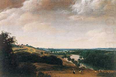 Landscape with river and forest, Frans Post